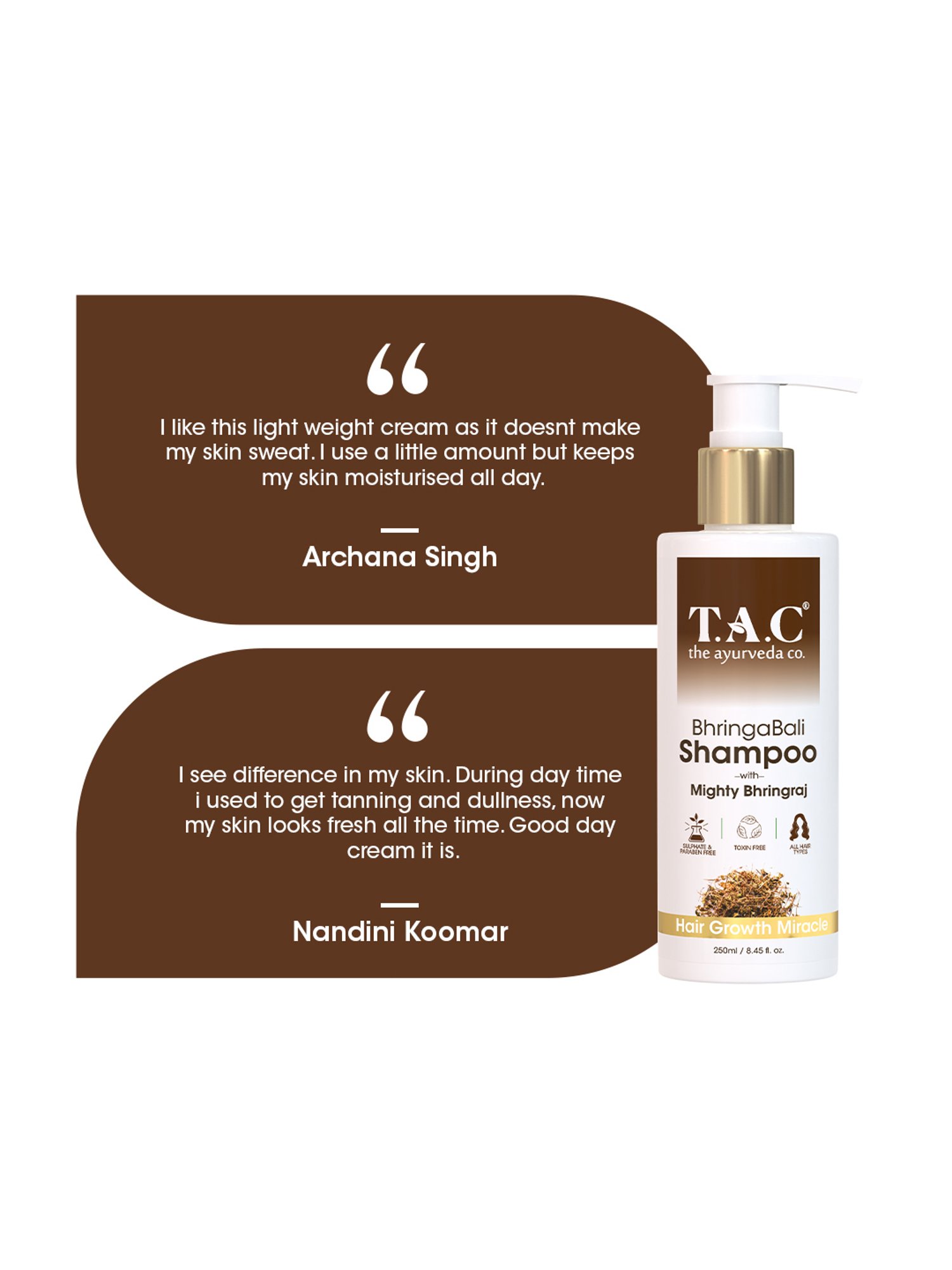 TAC - The Ayurveda Co. Bhringabali Shampoo - 250 ml