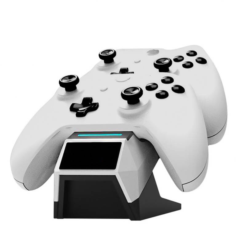 For Xbox Series X/S Wireless Controller Aircraft Seat Charging Stand Xbox X/S Console Dual Seat Charging With 2 Battery Packs