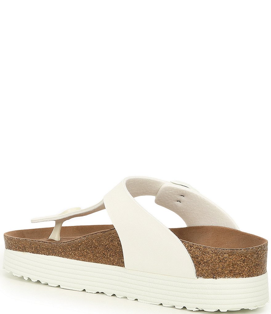 Papillio by Birkenstock Women's Gizeh Platform Vegan Thong Sandals