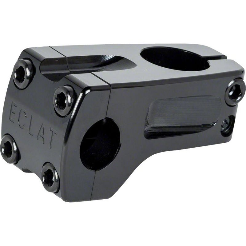 Eclat Domain BMX Stem Black 1-1/8" Steerer 22.2mm Clamp 50mm Reach 8.5mm Rise