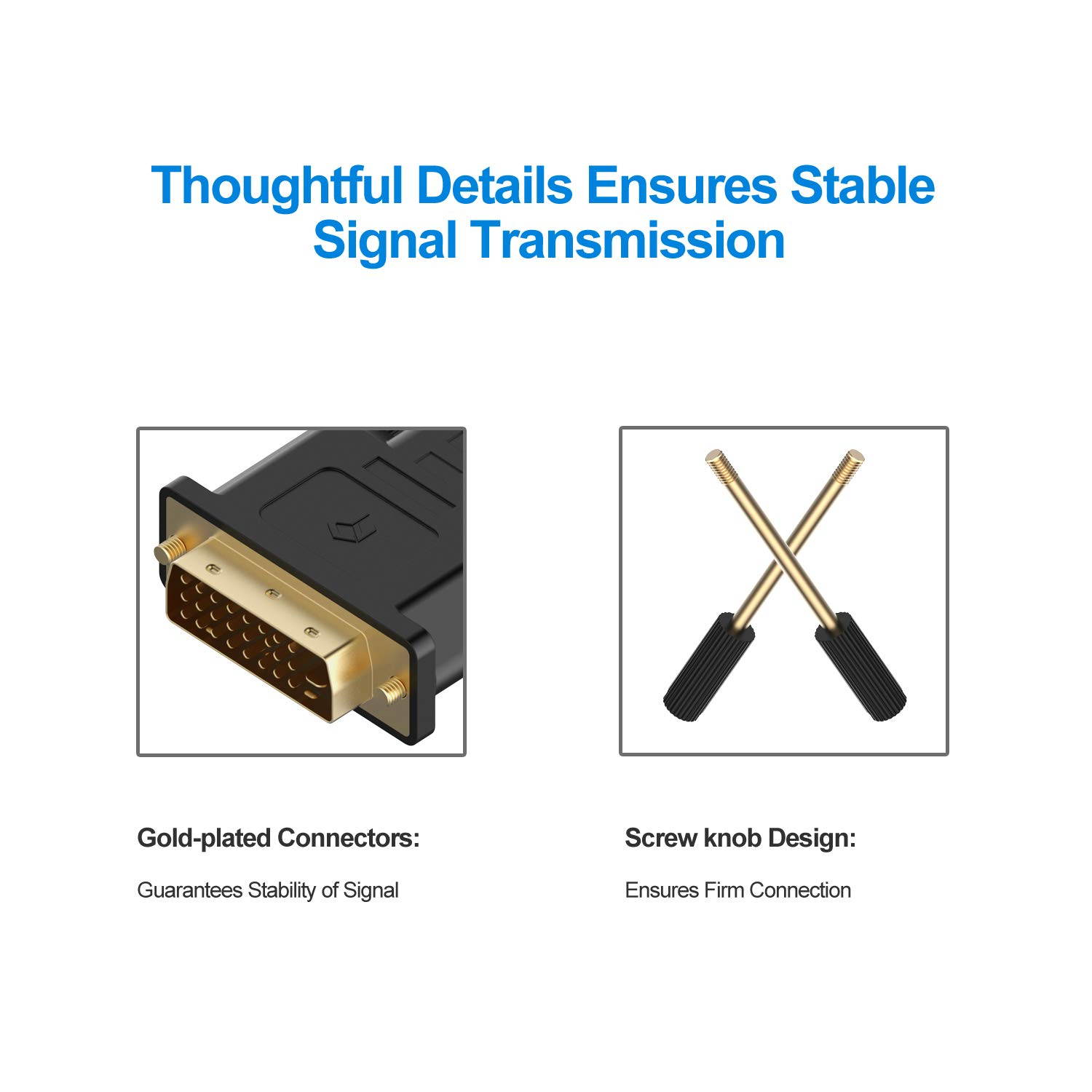 Rankie DVI to DVI Cable, 6 Feet
