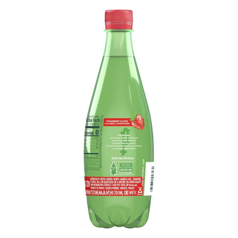 Perrier Strawberry Sparkling Water - 16.9 fl oz Bottle