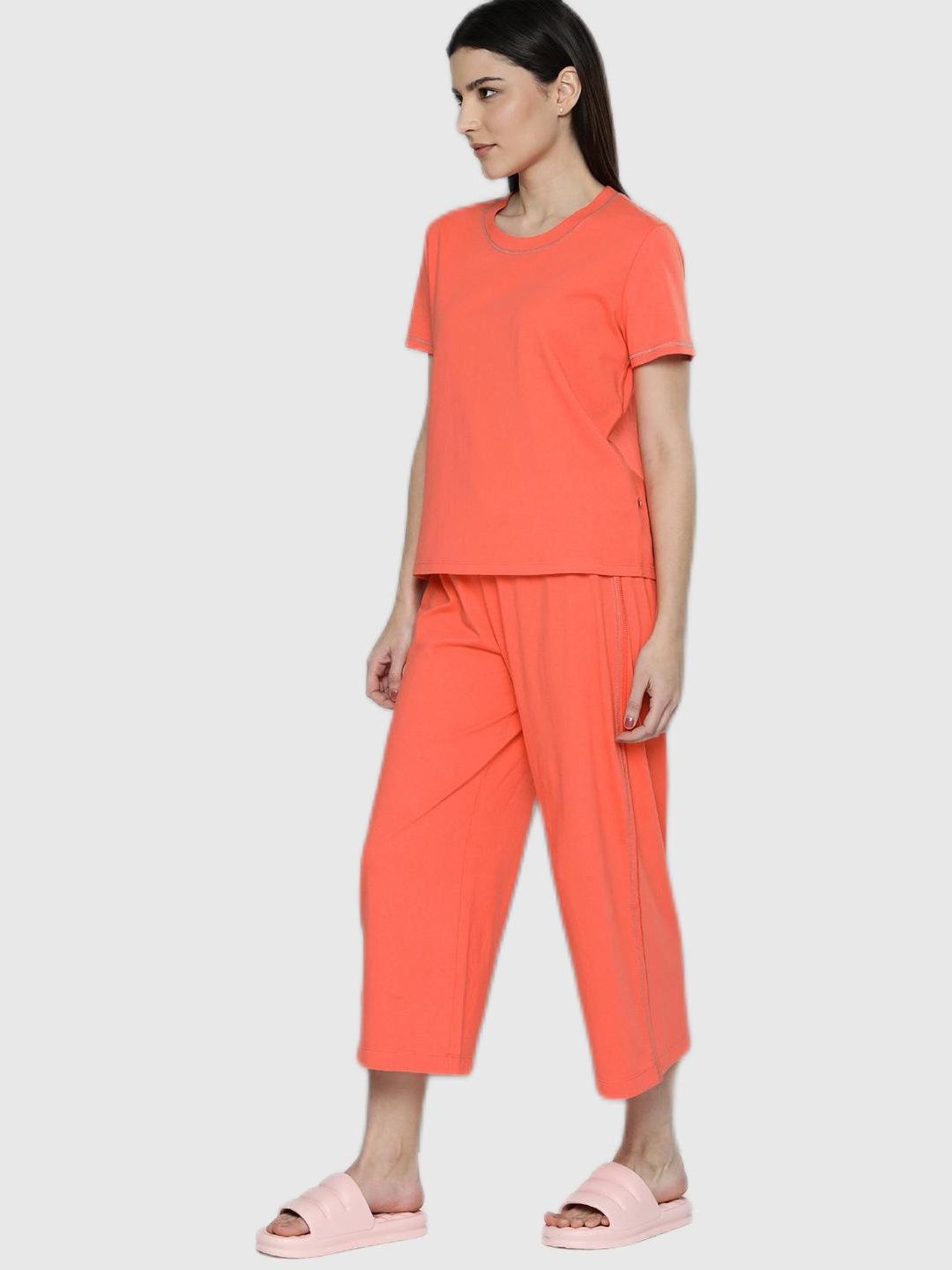 Chemistry Coral Pajama Set