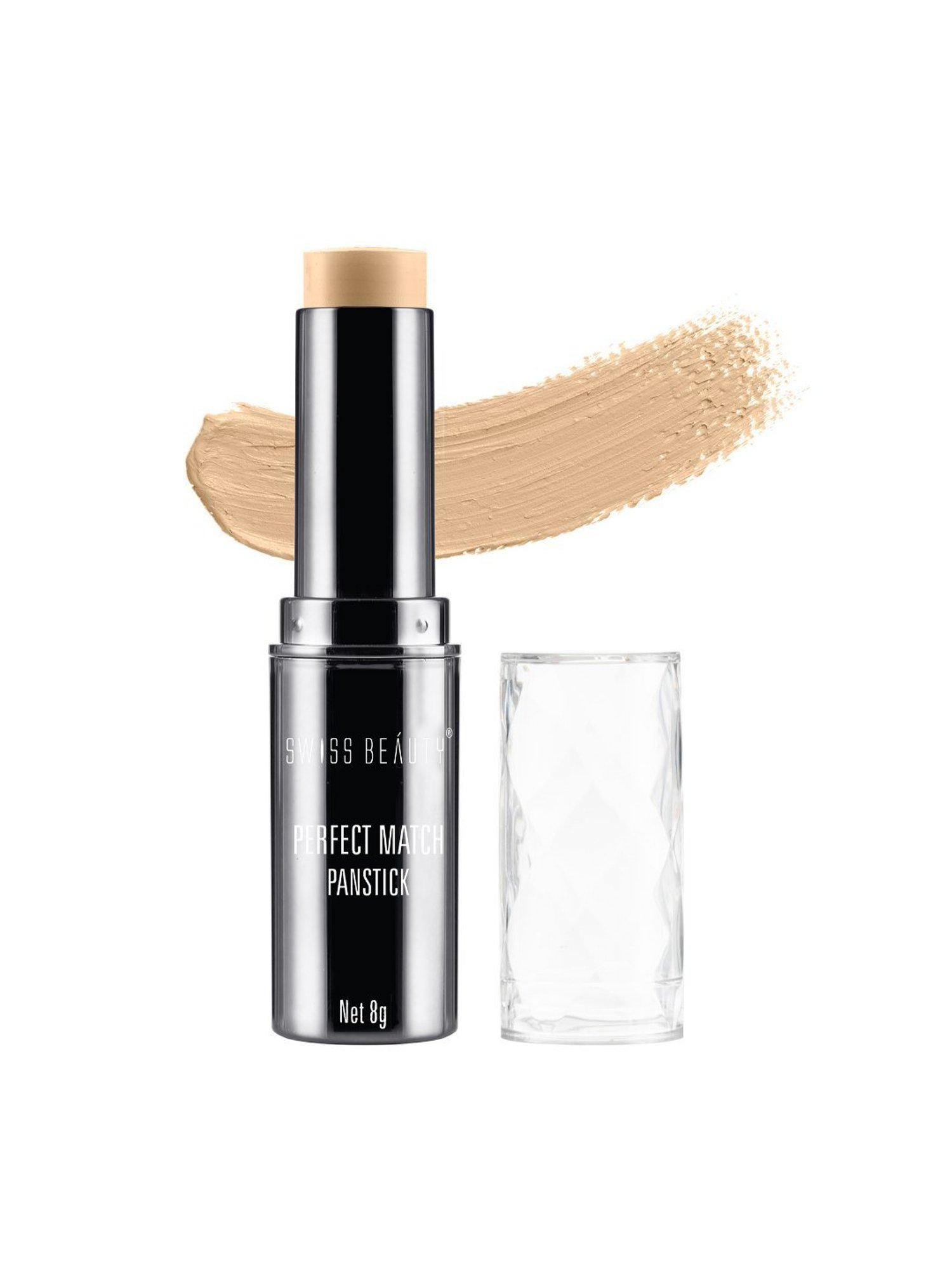 SWISS BEAUTY Perfect Match Panstick Concealer Creamy Ivory - 8 gm