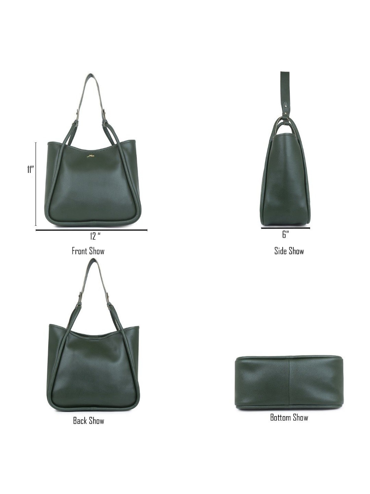 Yelloe Green Large Shoulder Bag