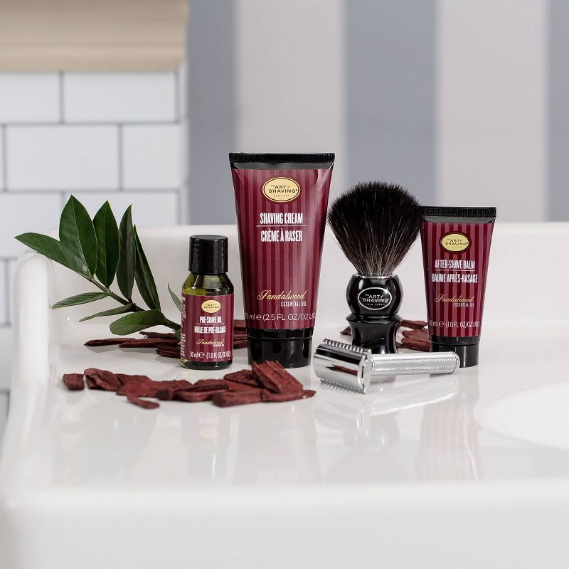 The Art Of Shaving Men's Sandalwood Shaving Cream Tube - 2.5oz