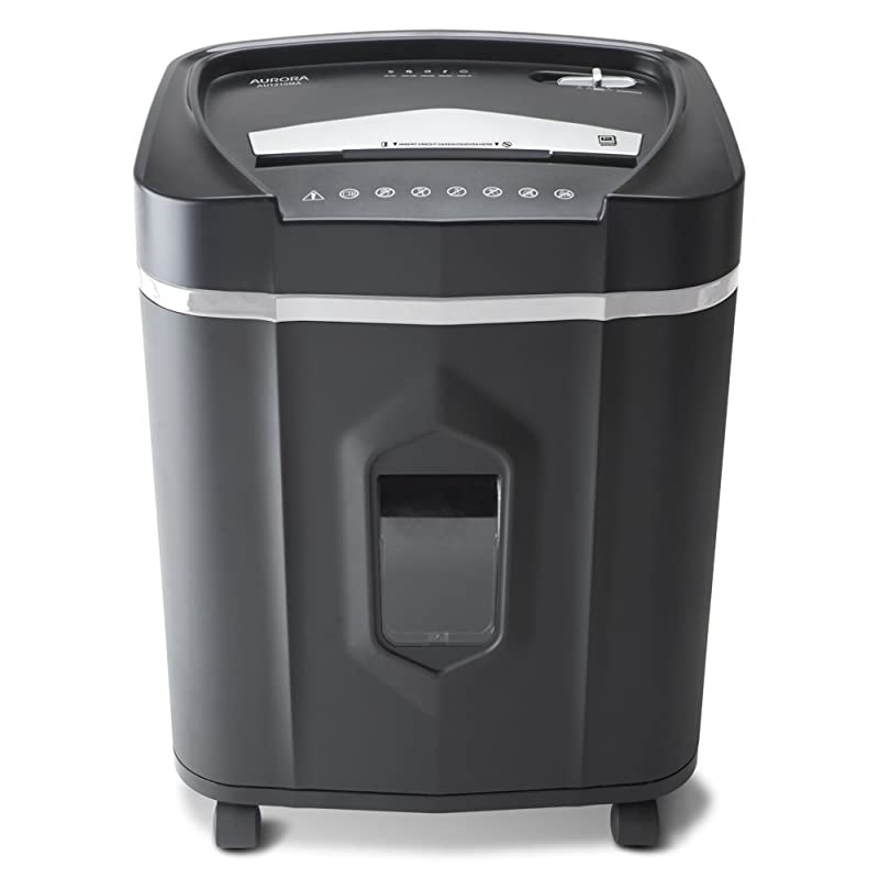 AU1210MA Professional Grade High Security 12-Sheet Micro-Cut Paper/CD and Credit Card/ 60 Minutes Continuous Run Time Shredder