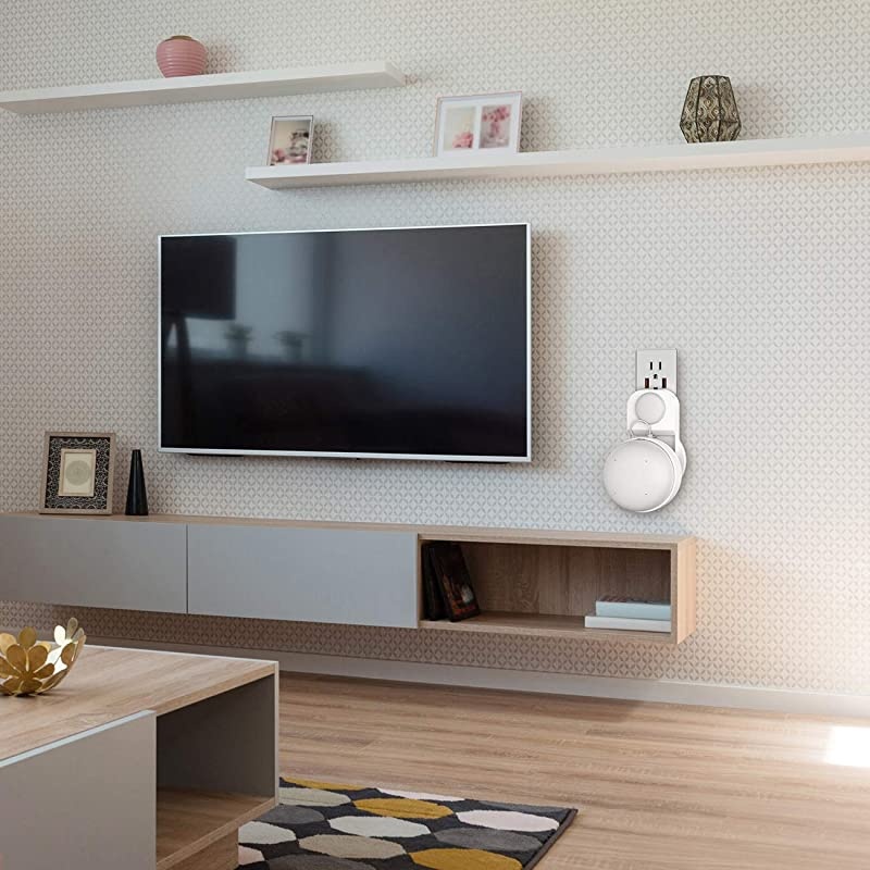 Outlet Wall Mount Only for Google Nest WiFi Point No Tools Required and No Cord Clutter Easy Moved Holder Hanger Compatible with Google Nest WiFi Point 2 Pack