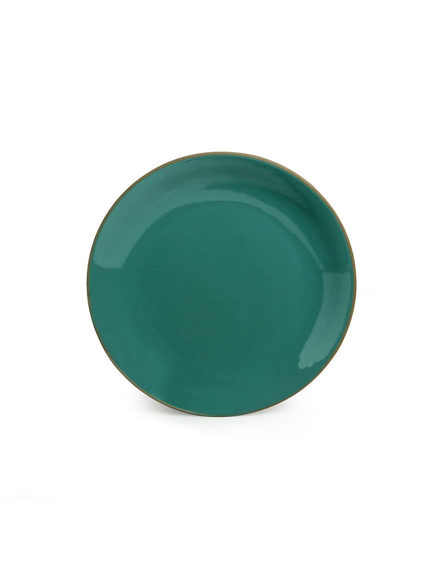 Pure Home and Living Transparent Glass Textured Dinner Plates