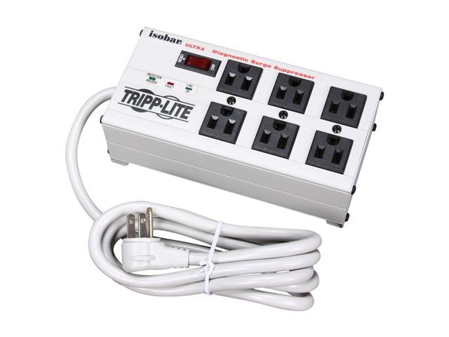 Uninex PS102 RF Remote Control Power Managed 6-Outlet Energy Controlled Surge Protector, Eliminates Standby Idle Electricity Usage, 6-Foot