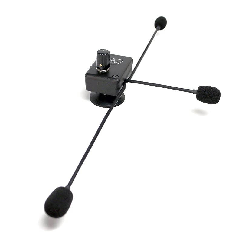 The Grip Plus Deluxe Piano Accordion Microphone System with 3 Flexible Micro-Goosenecks by