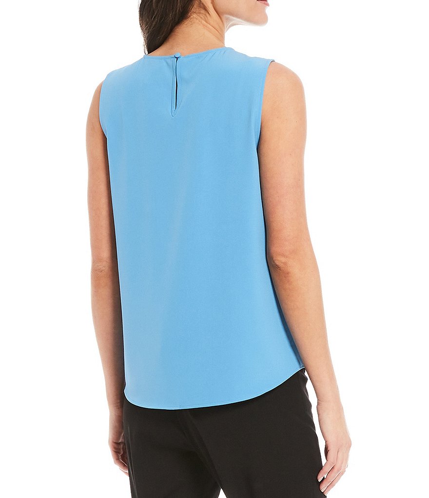 Alex Marie Evelyn Crew Neck Sleeveless Blouse