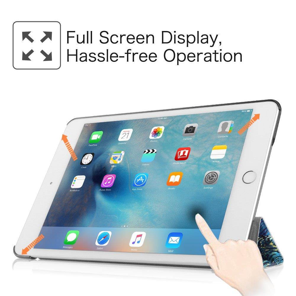 Fintie iPad mini 4 Case - Slimshell Lightweight Smart Stand Protective Cover with Auto Sleep/Wake Feature for Apple iPad mini 4 (2015 Release), Starry Night