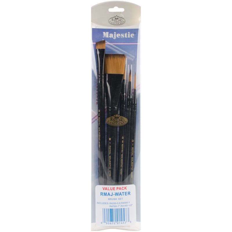 Majestic Watercolor Deluxe Brush Set-5/Pkg