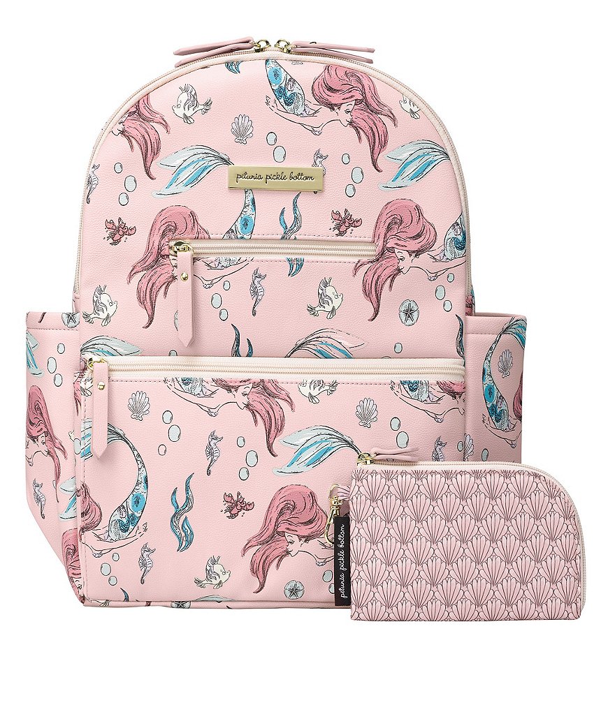Disney x Petunia Pickle Bottom Little Mermaid Ace Diaper Bag Backpack