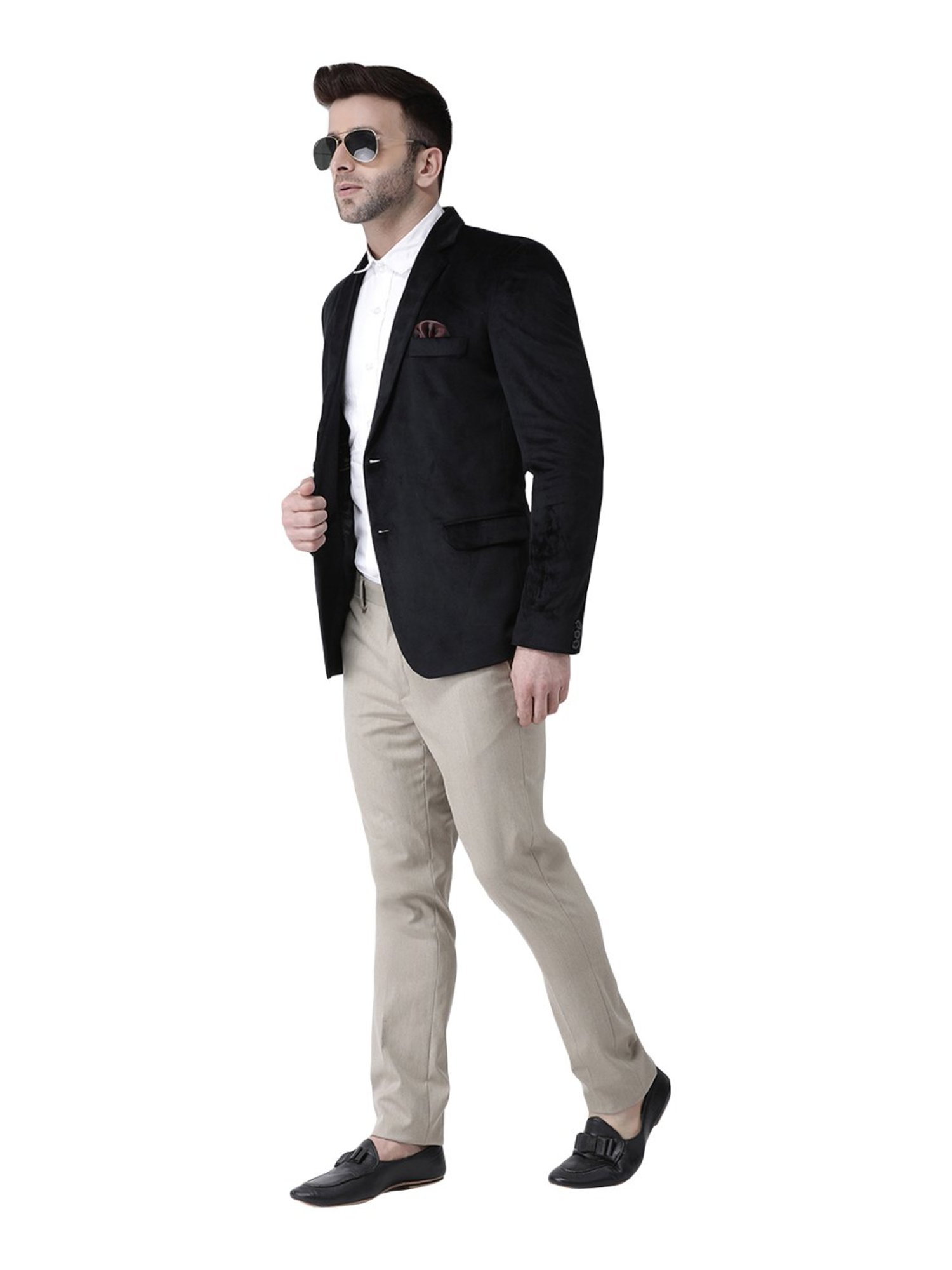 Hang Up Black Regular Fit Blazer