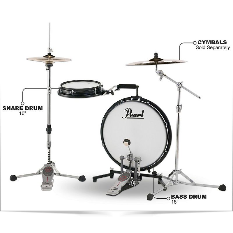 Pearl Compact Traveler 2-Piece Drum Kit