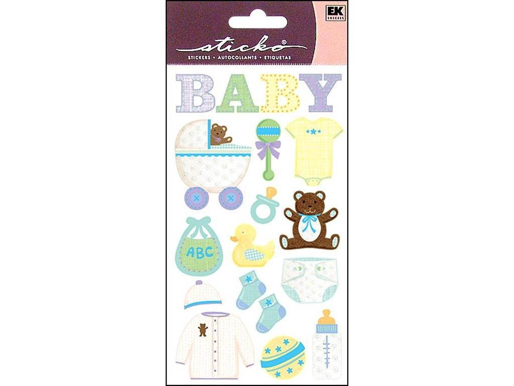 Sticko Classic Stickers-Baby Objects
