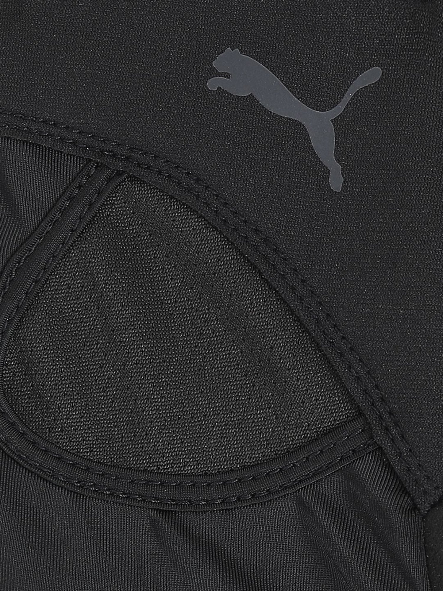 Royal Enfield Black Leather Solid Gloves