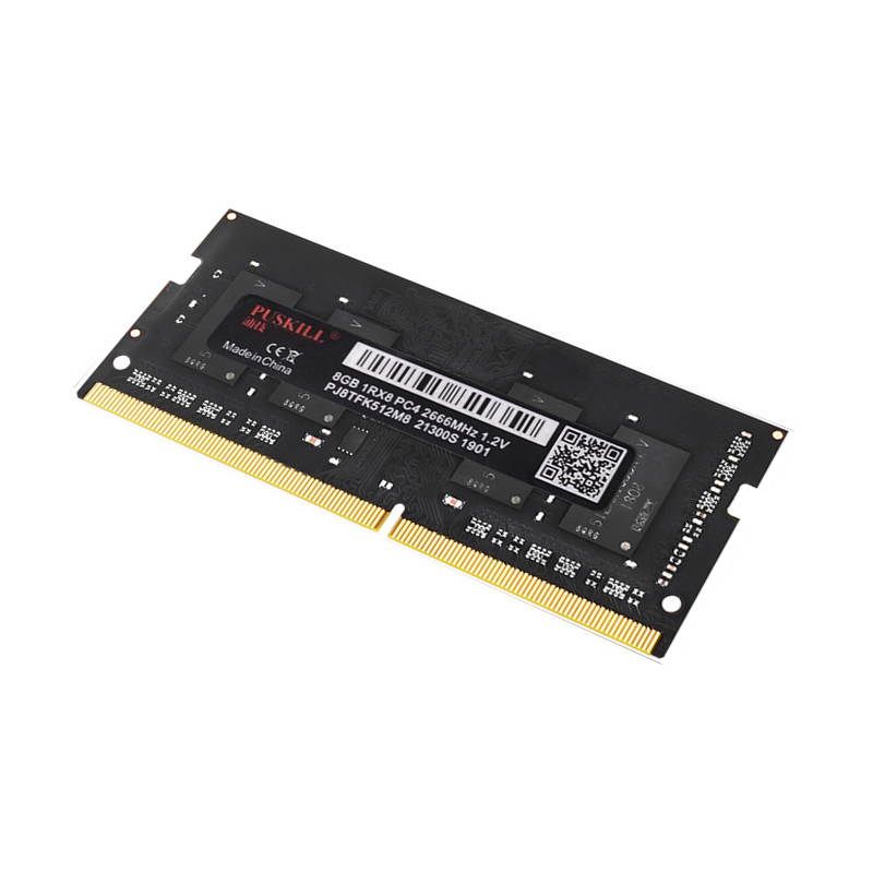 PUSKILL DDR3 1600MHz SODIMM RAM PC3-12800 4G 1.35V CL11 204 Pin Support ECC Unbuffered Laptop Memory Notebook RAM Module for Mac Intel and AMD System