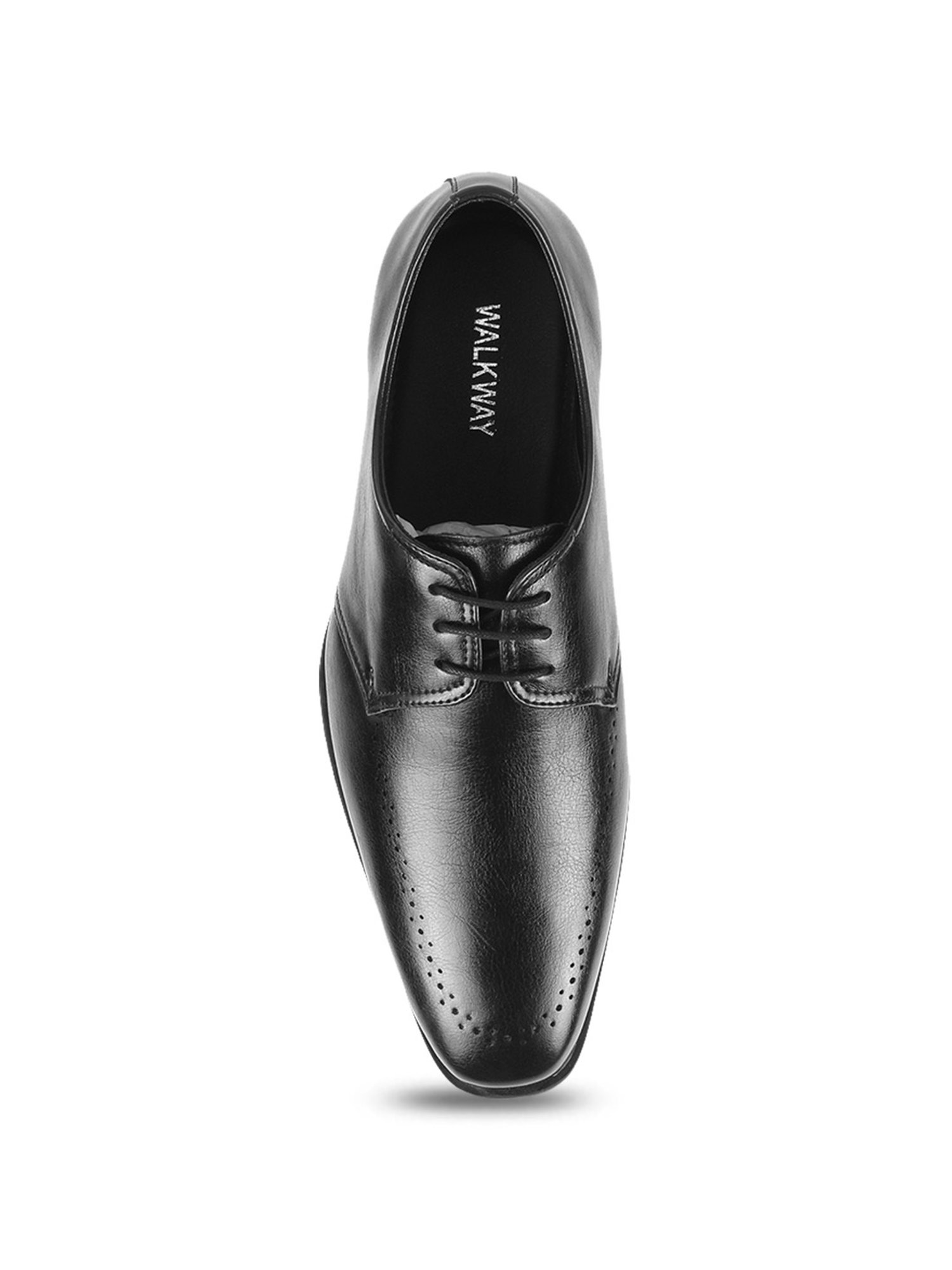 Walkway Men's Black Shoe Lace-up