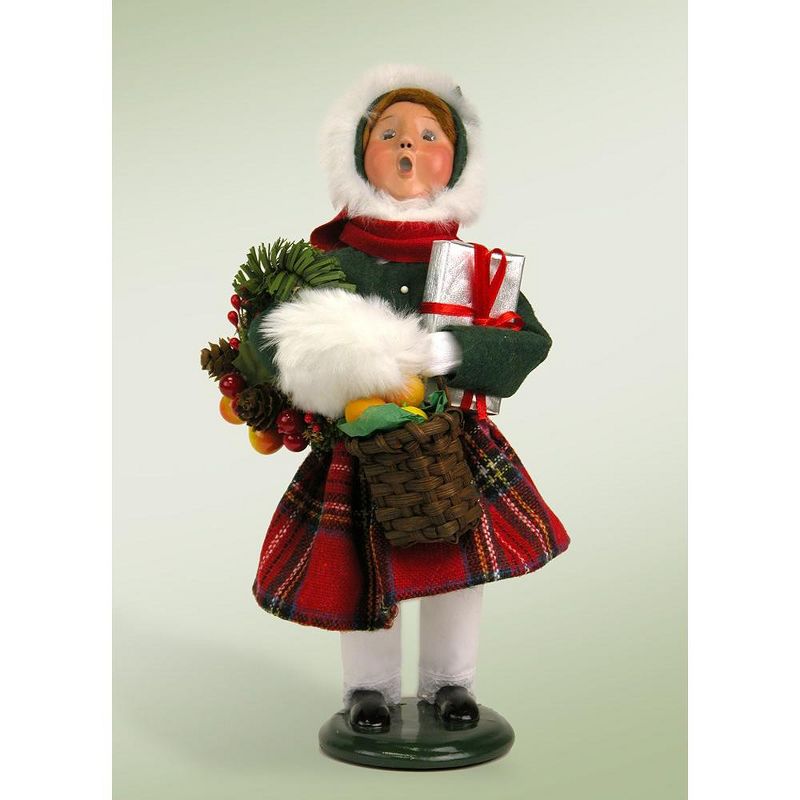 Byers Choice 10" Festive Seasons Decorating Family Girl Christmas Figure