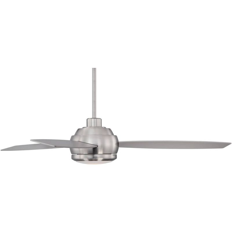 52" LED Antique Crystal Lighted Ceiling Fan White/Champagne - River of Goods