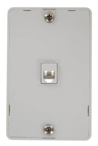 Screw Terminal Phone Jack White