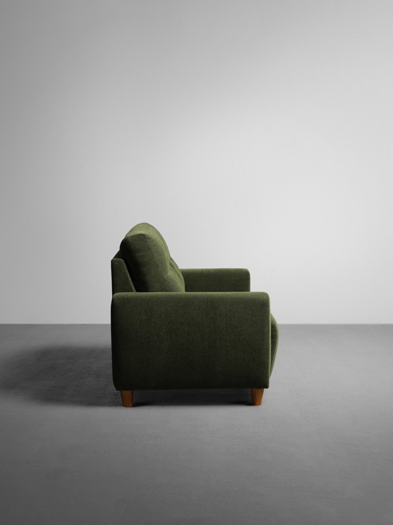 Sleepyhead Yolo Avocado Green Fabric 2 Seater Sofa