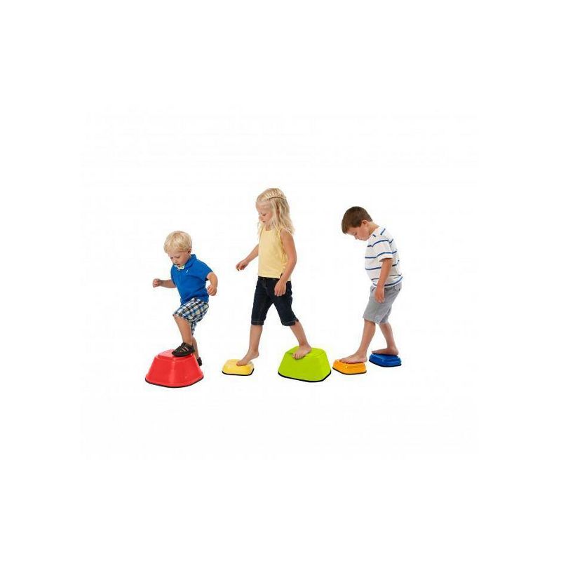 Playzone-Fit Set of 5 Balance Stepping Stones for Active Play