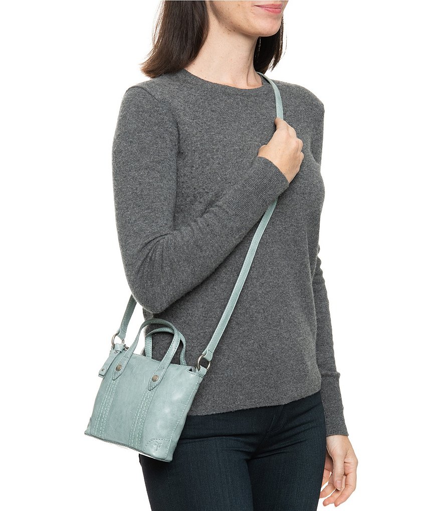 Frye Melissa Mini Top Handle Italian Leather Crossbody Bag