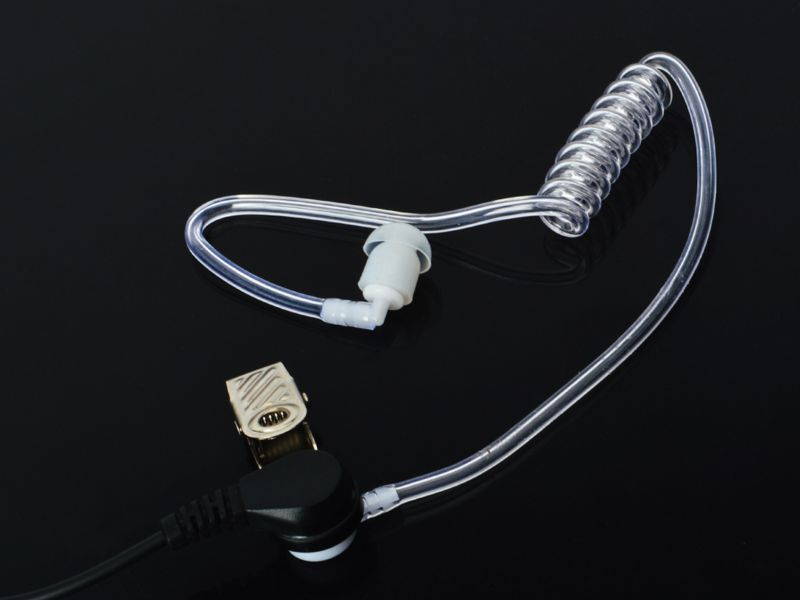 HYS Covert Headset Acoustic Air Tube 3.5mm 1 pin For Two Way Radio