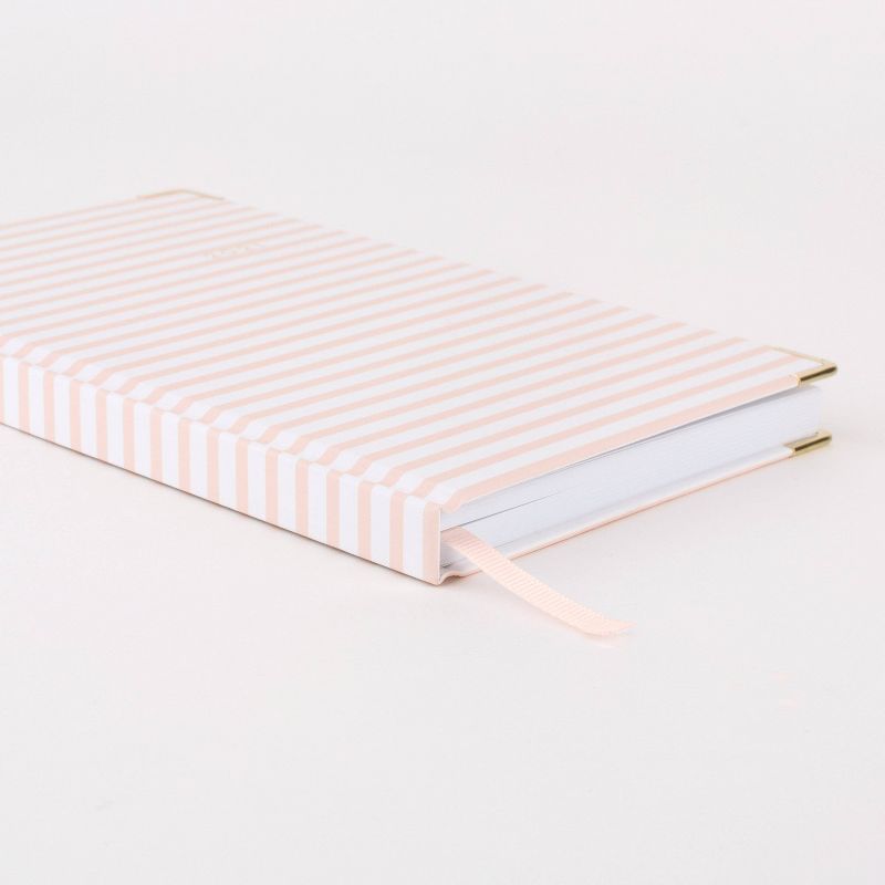 2021 Planner 4.875" x 8" Hardcover CB Pink Stripe - Sugar Paper™