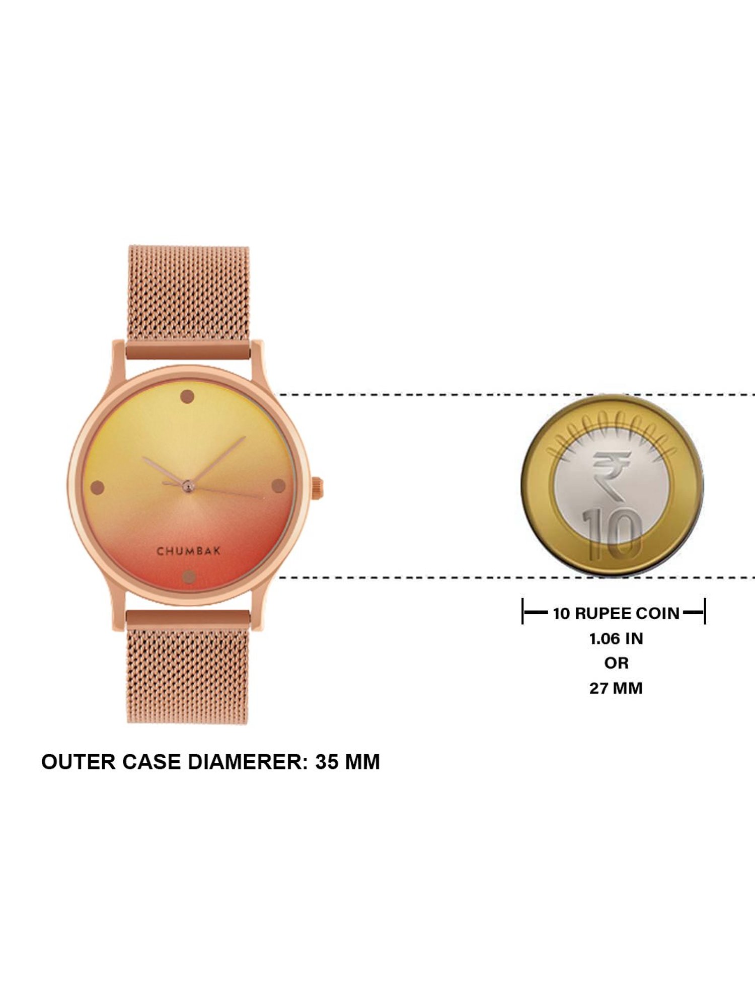 Chumbak 8907605117268 Analog Watch for Women