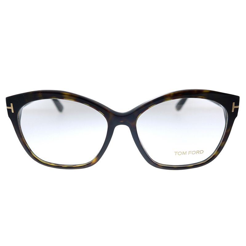 Tom Ford TF 5435 052 Womens Cat-Eye Eyeglasses Havana 57mm