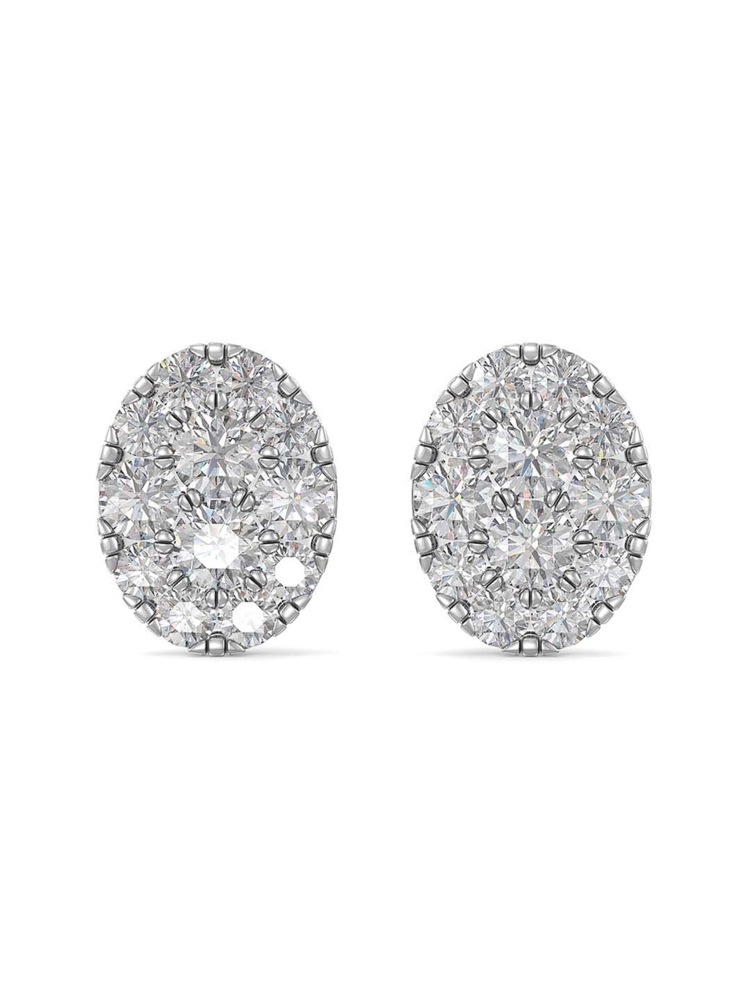 Joyalukkas 18 kt Gold & Diamond Stud Earrings