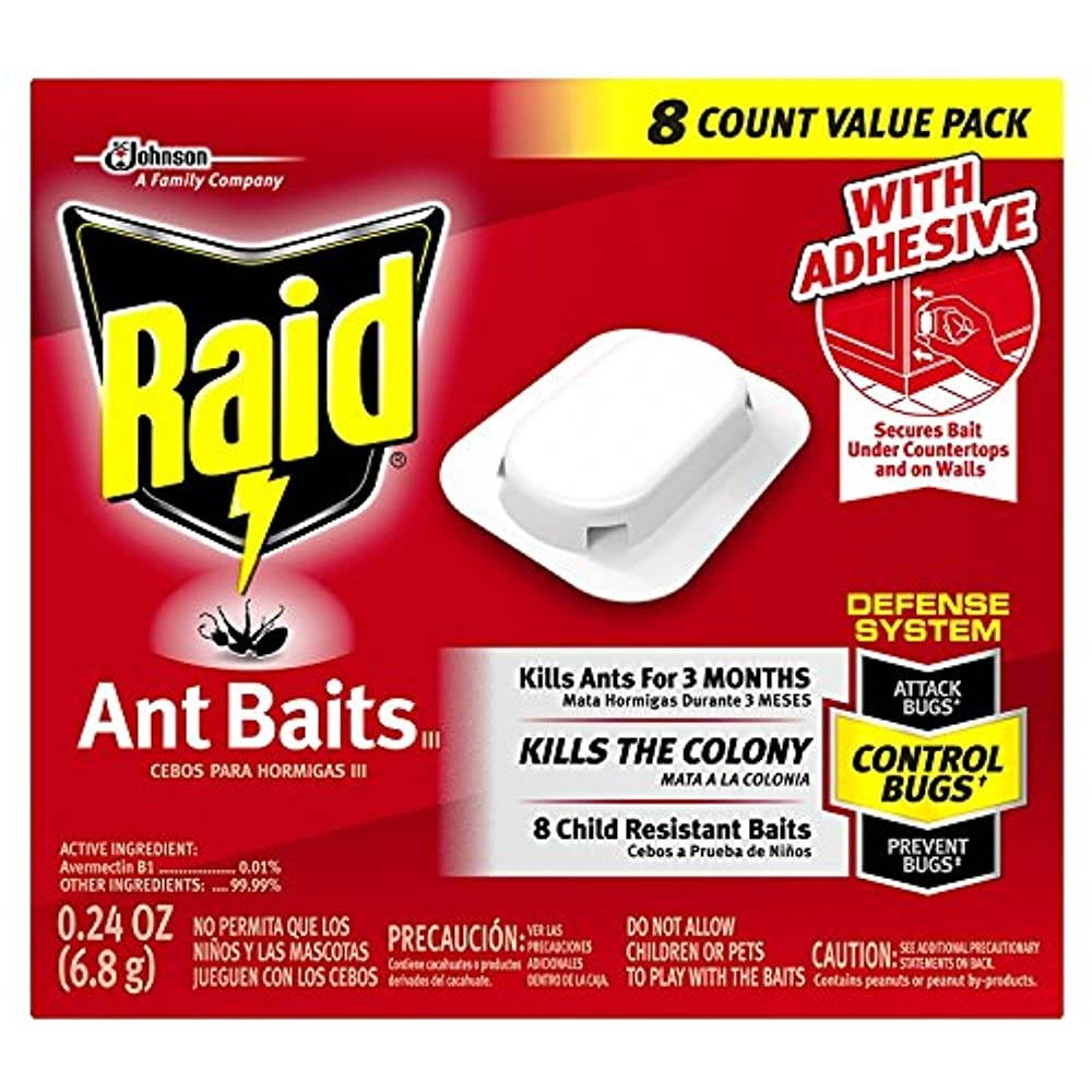 Raid Ant Killer Baits, For Household Use, Child Resistant, 8 Count