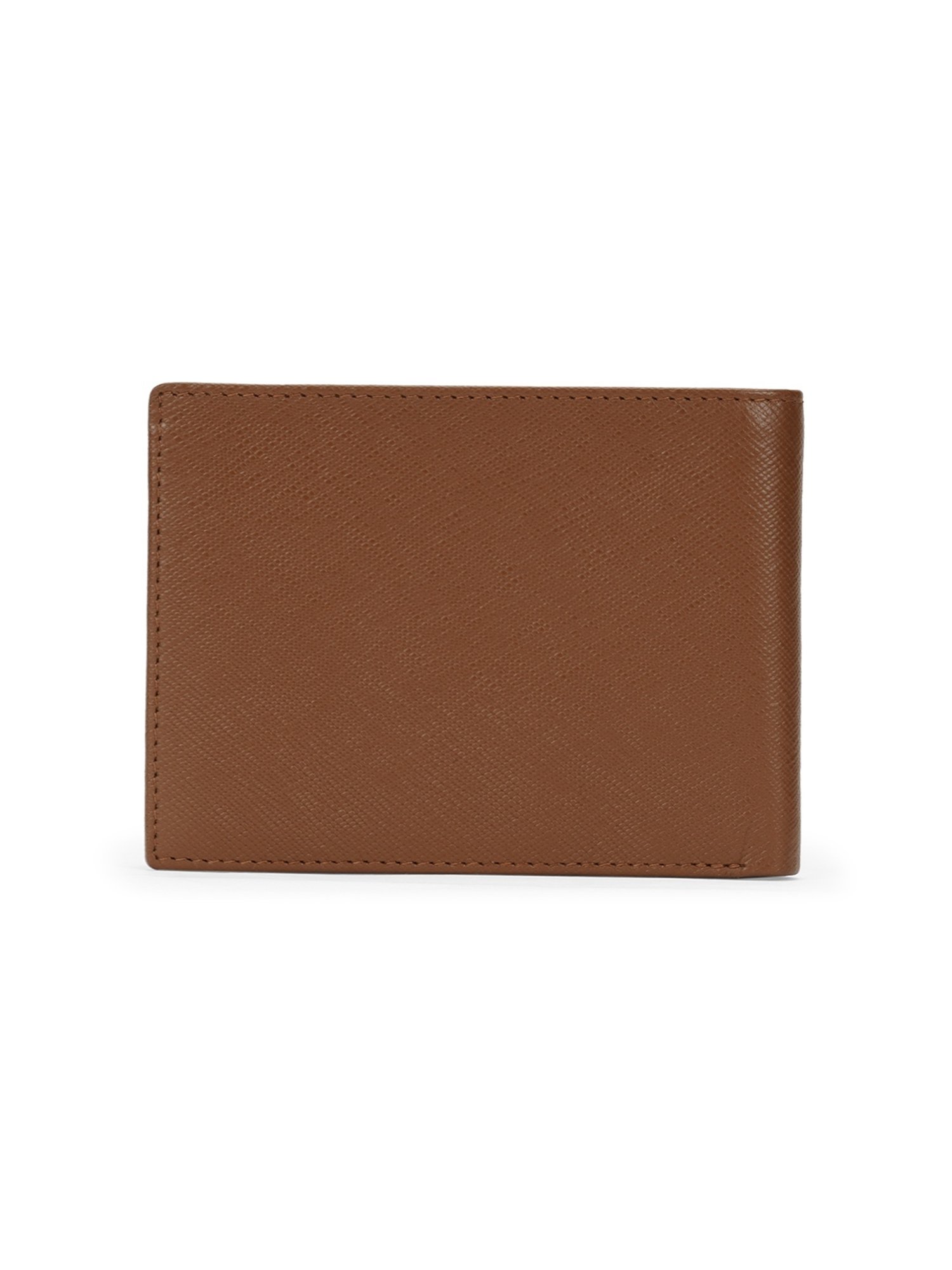 PERQUISITE Brown Casual Leather Bi-Fold Wallet for men