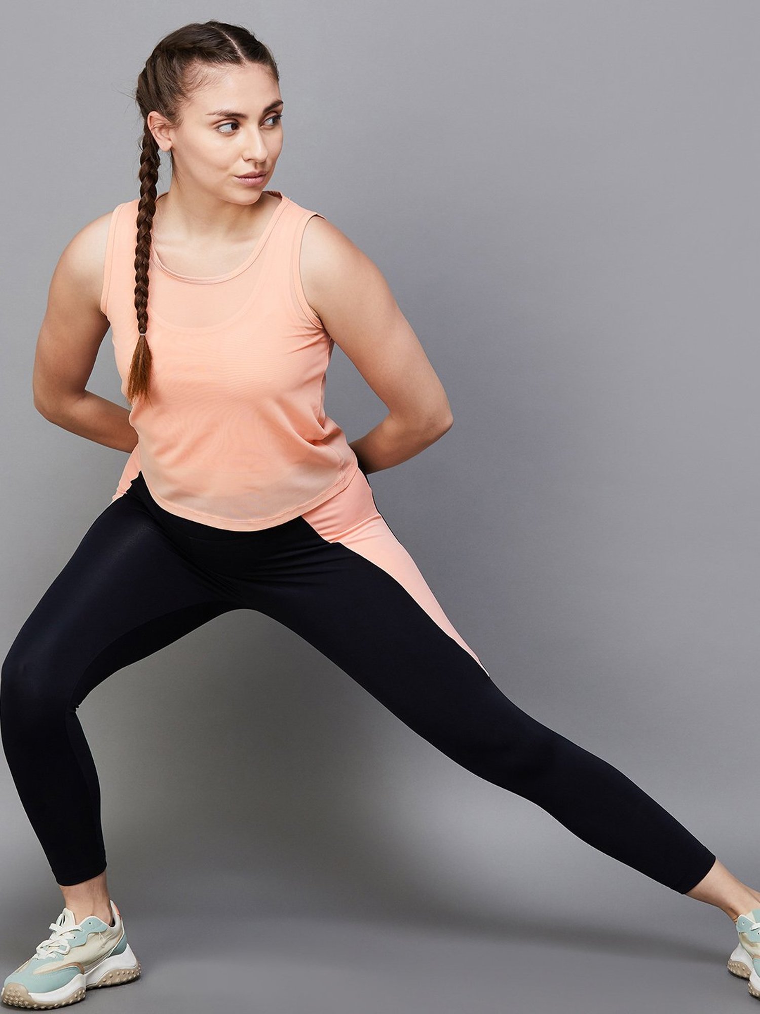 KAPPA Peach Regular Fit Sports T-Shirt