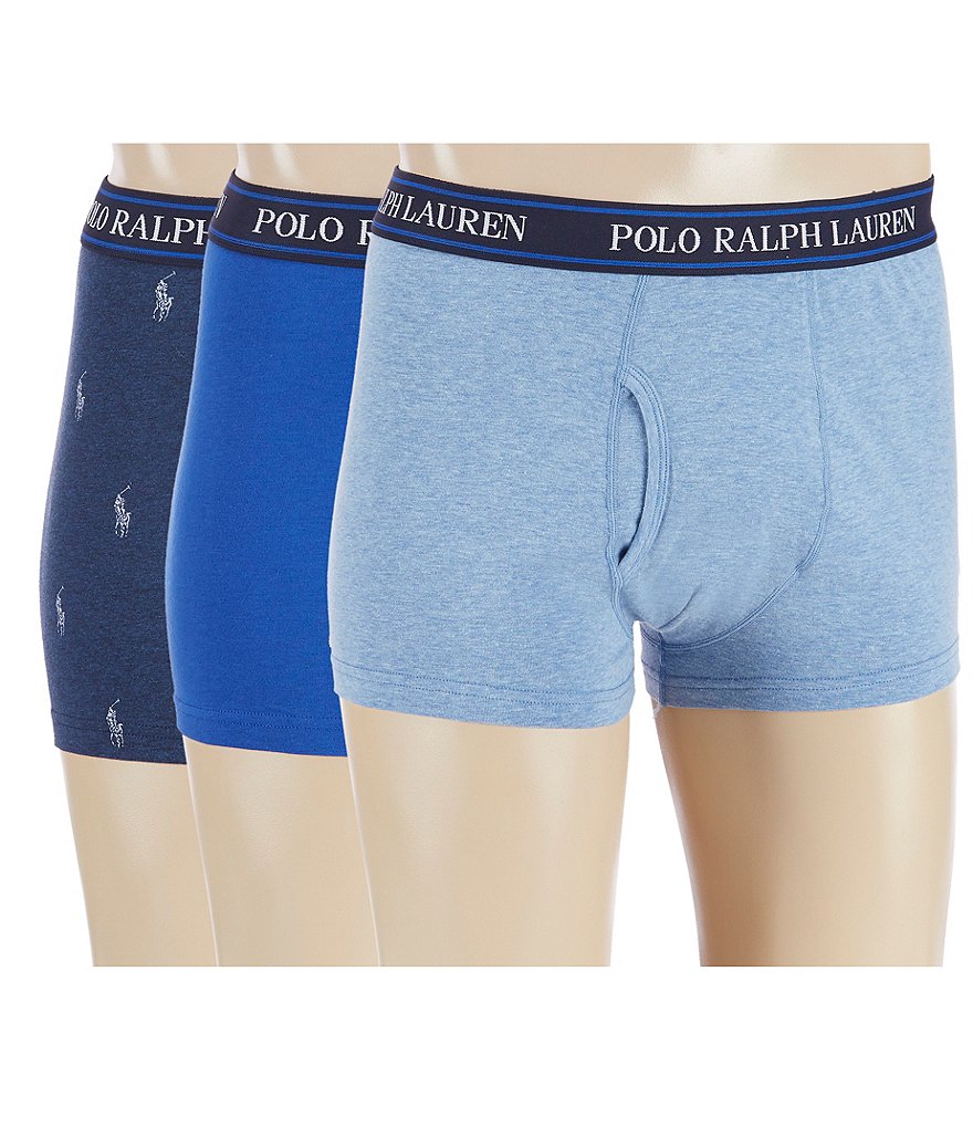 Polo Ralph Lauren Cotton Stretch Classic Fit Trunks 3-Pack