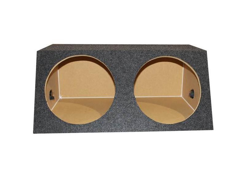QPower QSMBASS15 Dual 15" Carpet Subwoofer Sub Box Sealed Speaker Enclosure