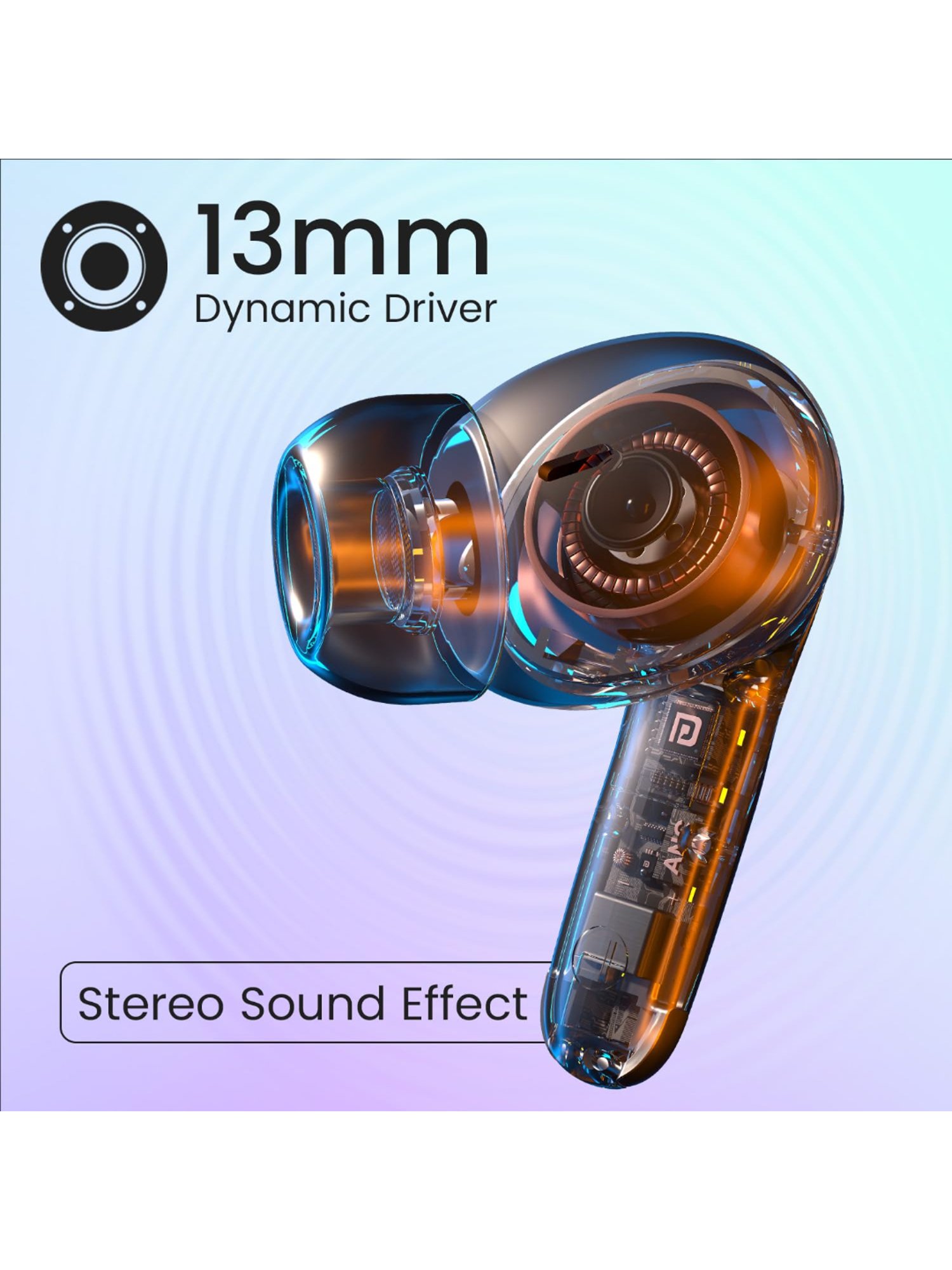 Boat Airdopes Sonik BT Earbuds with 60Hrs Playback & ENx Technology (Thunder Black, True Wireless)