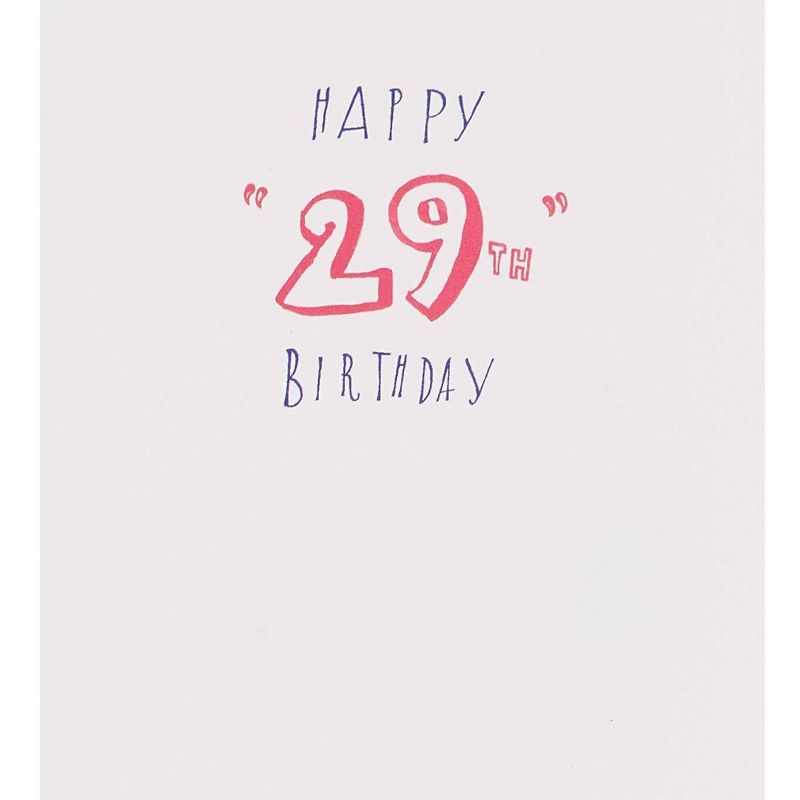 Rebel Happy "29th" Birthday Greeting Card