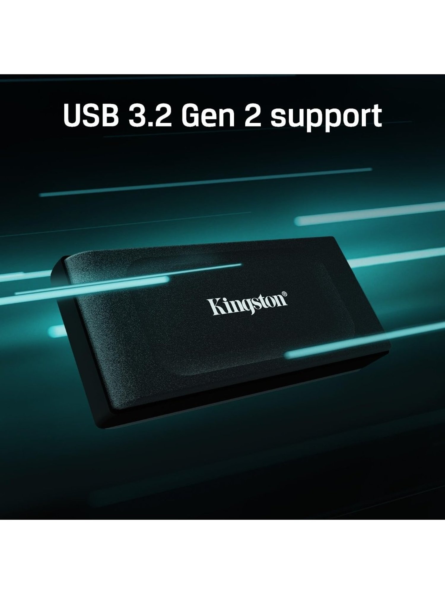 Crucial X6 Portable USB 3.2 1TB External SSD (CT1000X6SSD9, Black)