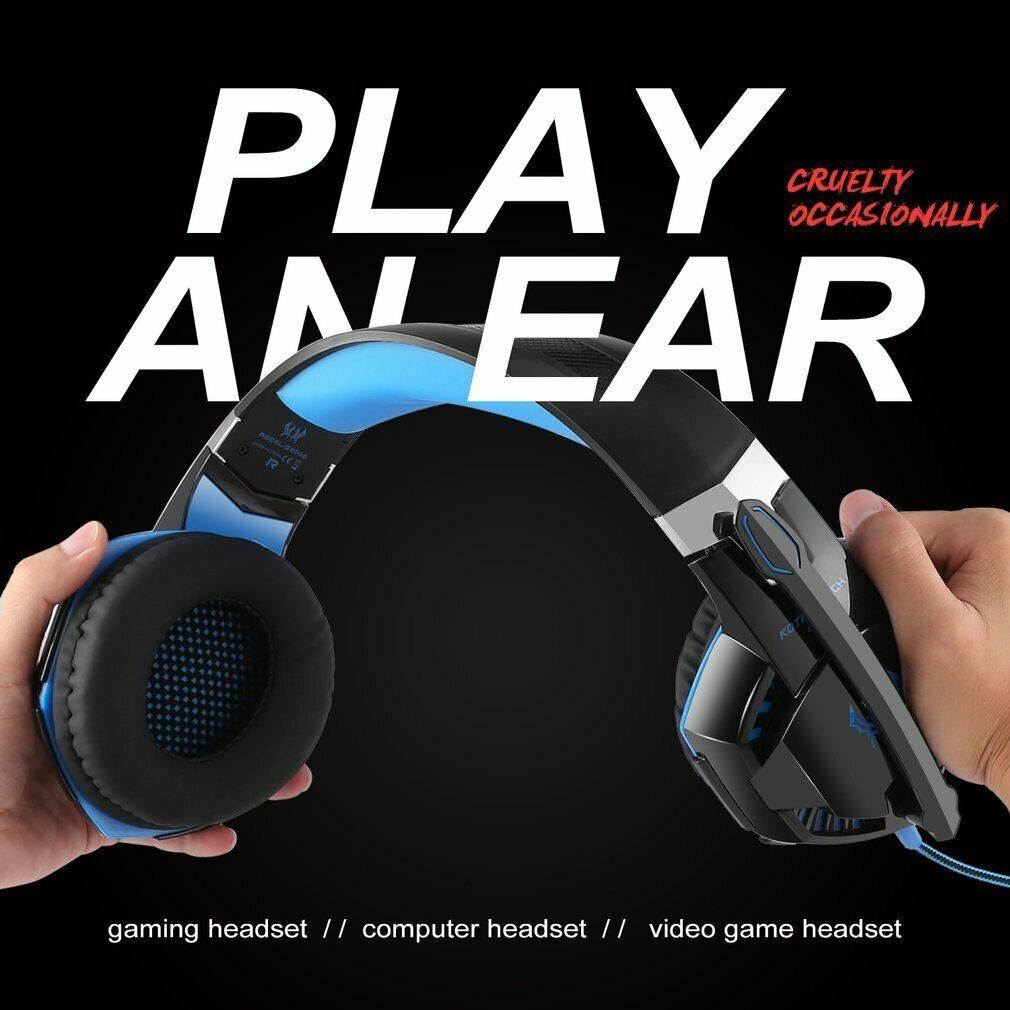 Over-ear Game Gaming Pro Headphone Headset Earphone for G2000 & Stereo Bass BP