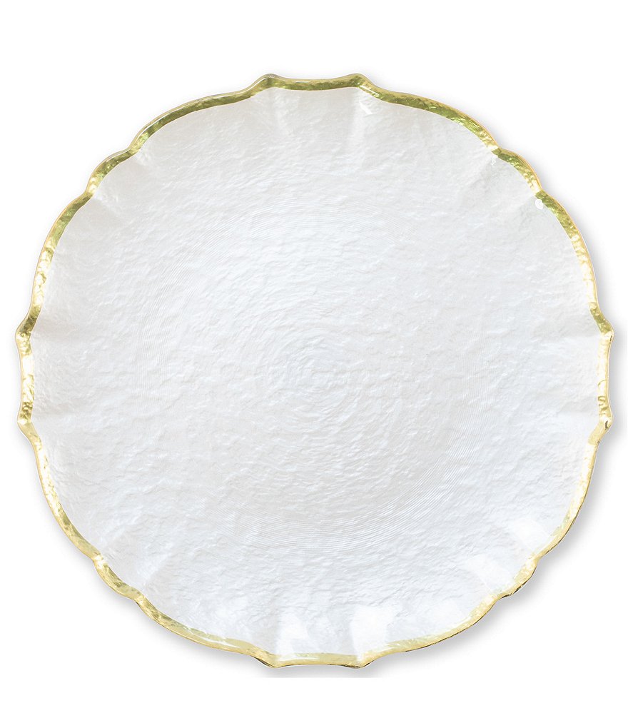 VIETRI Baroque Glass Cake Stand