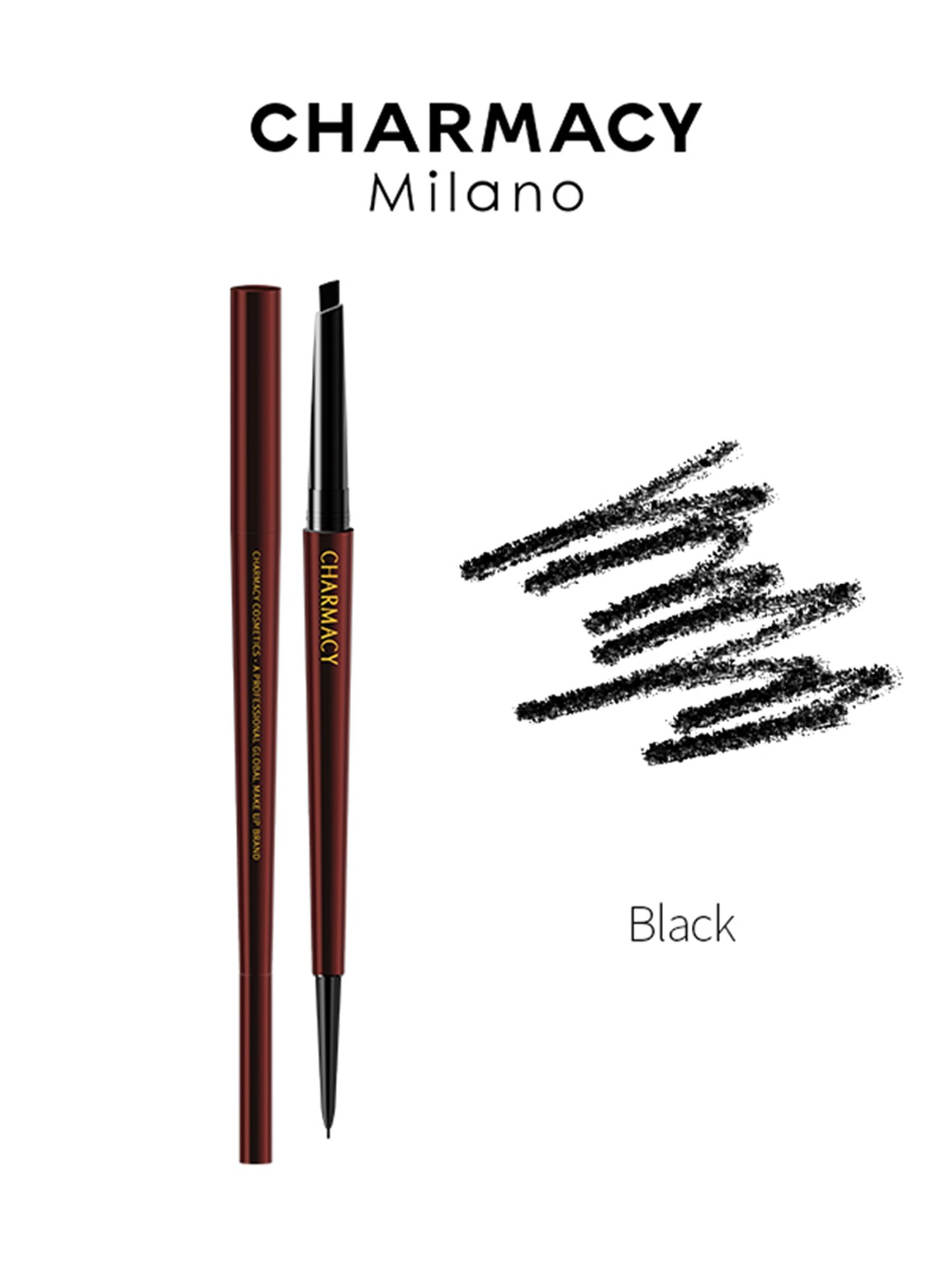CHARMACY Milano Duo Eyebrow Filer & Ultra Definer Black
