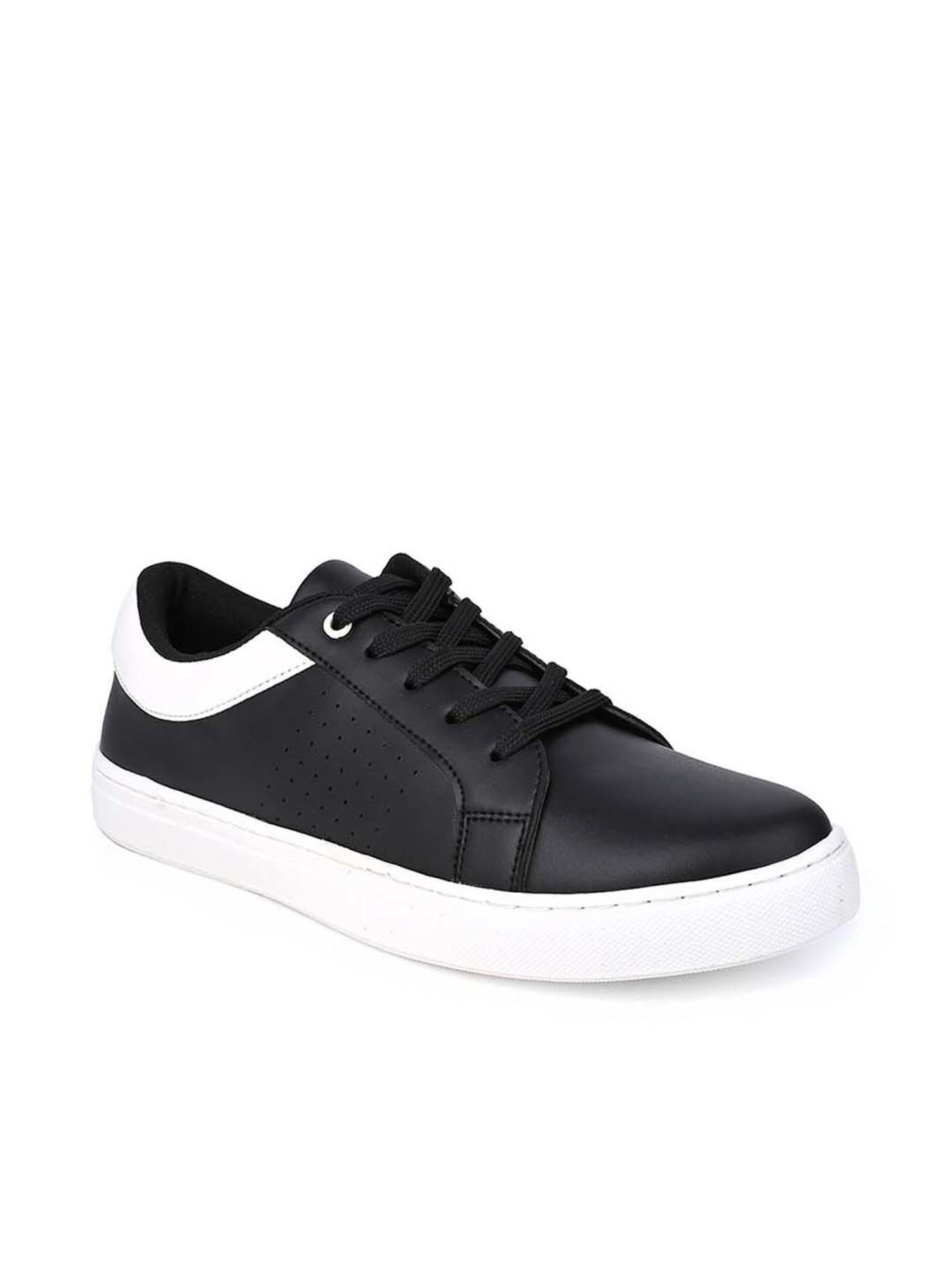 Styli Men's Black Casual Sneakers