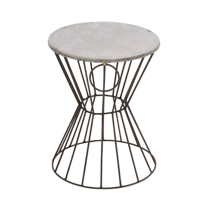 Wood Fiber Clay Patio Accent Table - Olivia & May