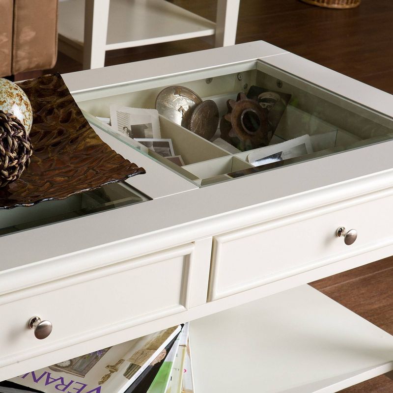 Pacific Cocktail Table White - Aiden Lane